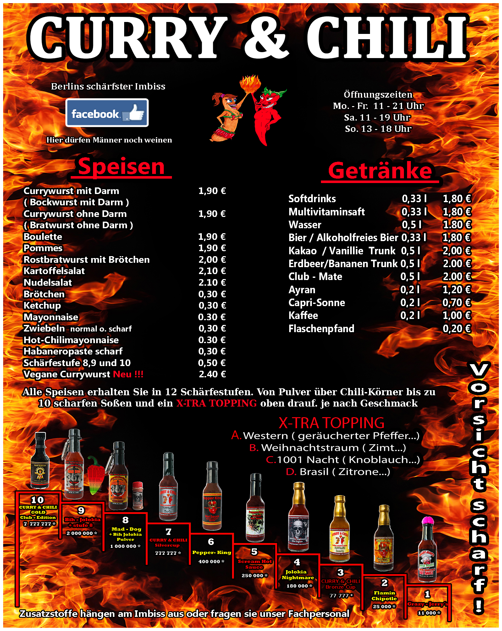 Speisekarte - Curry & Chili
